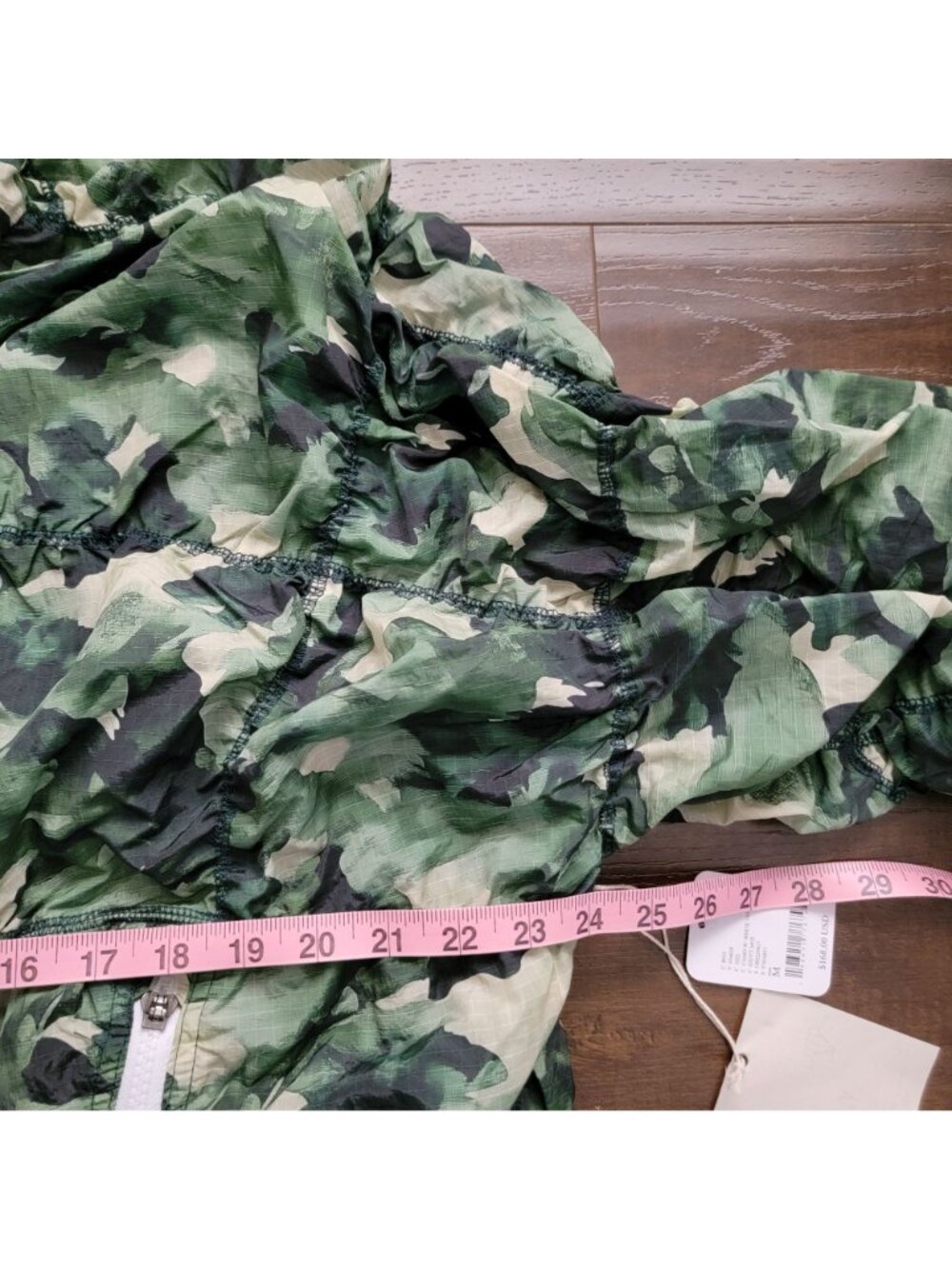 Free People Happy Camper Printed Pullover Jacket Athletic Gorpcore Camo Womens M - Picture 4 of 7